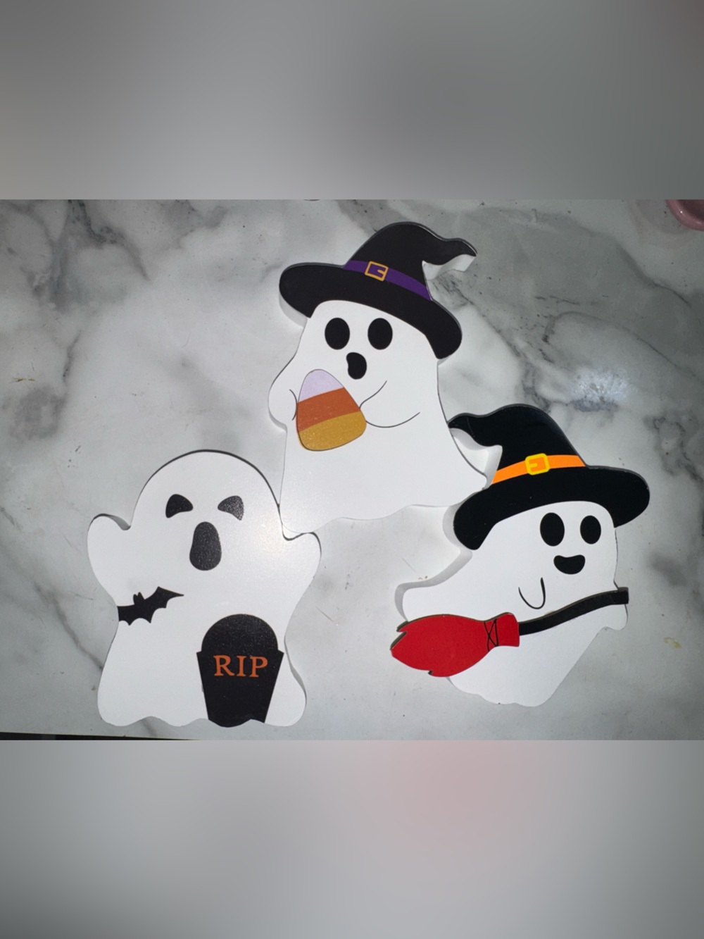 Target Halloween Ghost Stickers in White, Black, Orange, Purple, Red